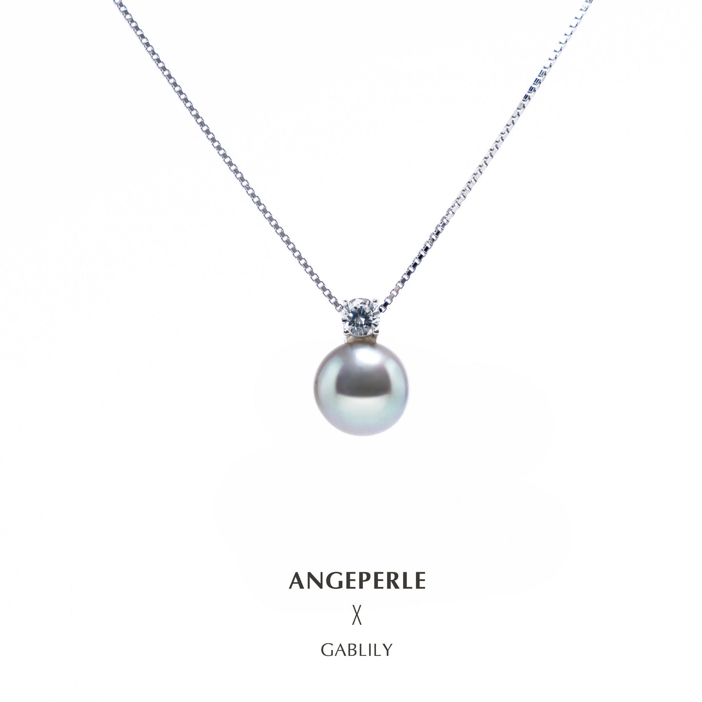 天使の涙 18K ゴールドバックルと多数の海水真珠ペンダントTSJCY943