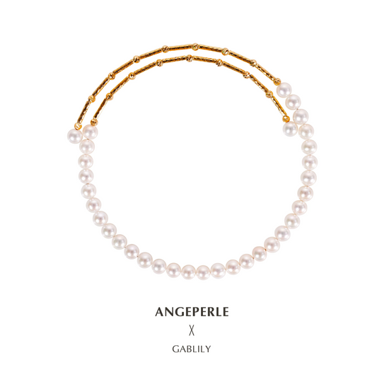 ANGEPERLE freshwater pearl baby bead bracelet 3.5-4mm TSGY129