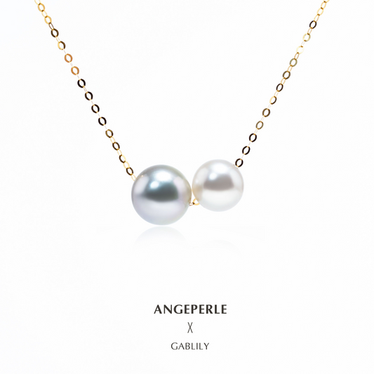 ANGEPERLE Seawater Pearl Akoya Akoya Madama Pendant 7-8/9-10mm(TSJCY958)