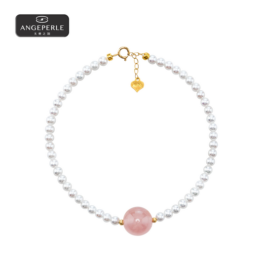 ANGEPERLE Freshwater Pearl Gablily Pearl Bracelet(TSGY242)