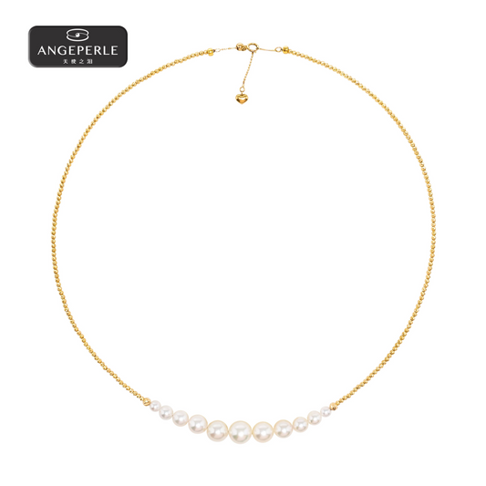 ANGEPERLE Akoya pearl necklace 4-8mm (TSZZN01)