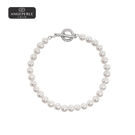 天使之淚 s925銀淡水珍珠手鍊(APJCY034)