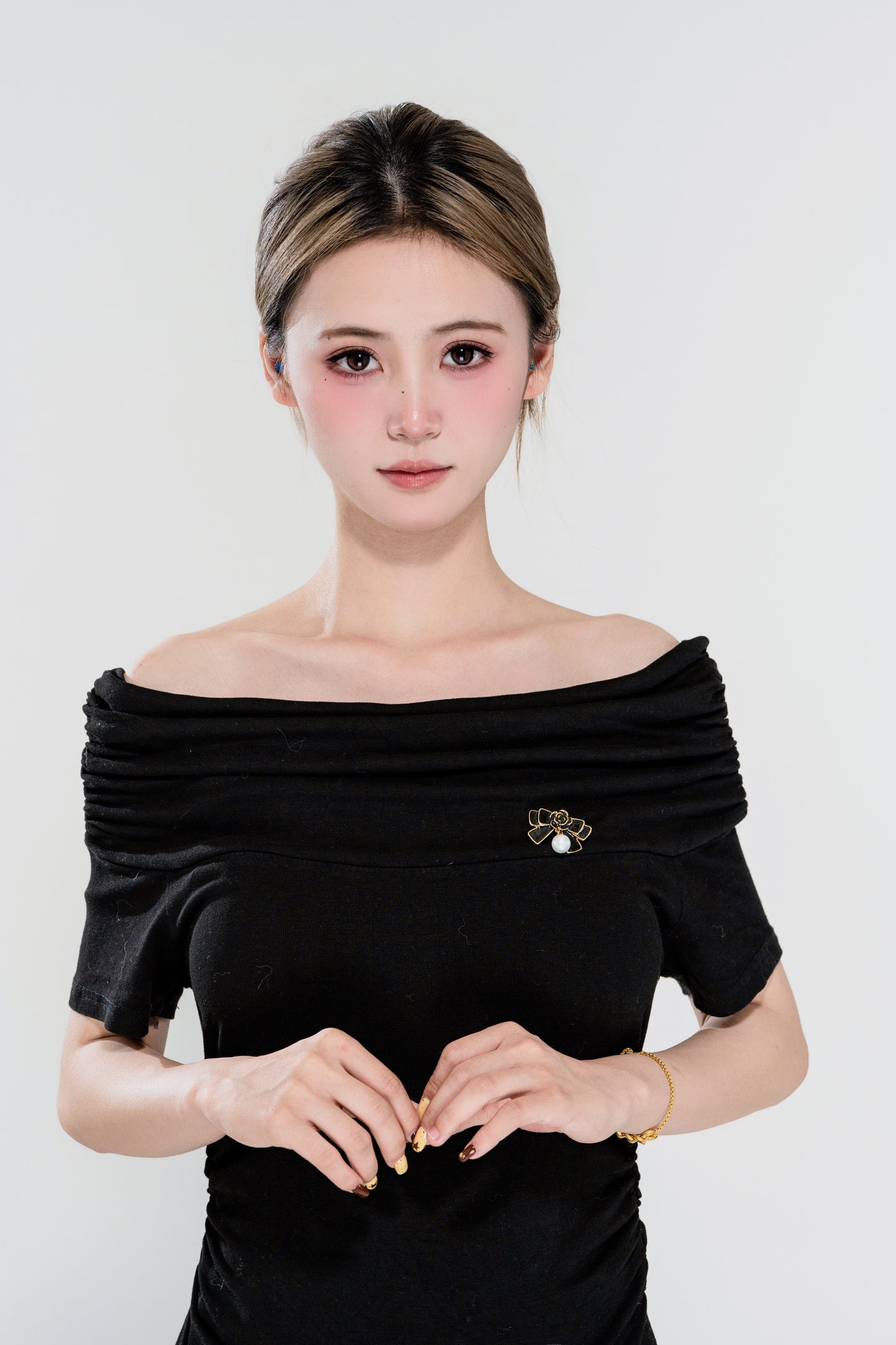 天使之淚 合金淡水珍珠★白麗胸針(TSXY086)