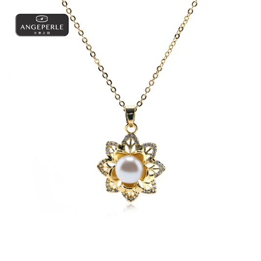 天使之淚 金蓮淡水珍珠吊墜(SYXY012)