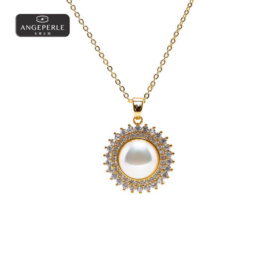 天使之淚 合金淡水珍珠吊墜(SYXY015)