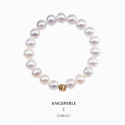 天使之淚 18K金淡水珍珠★白麗戒指(TSGY017)