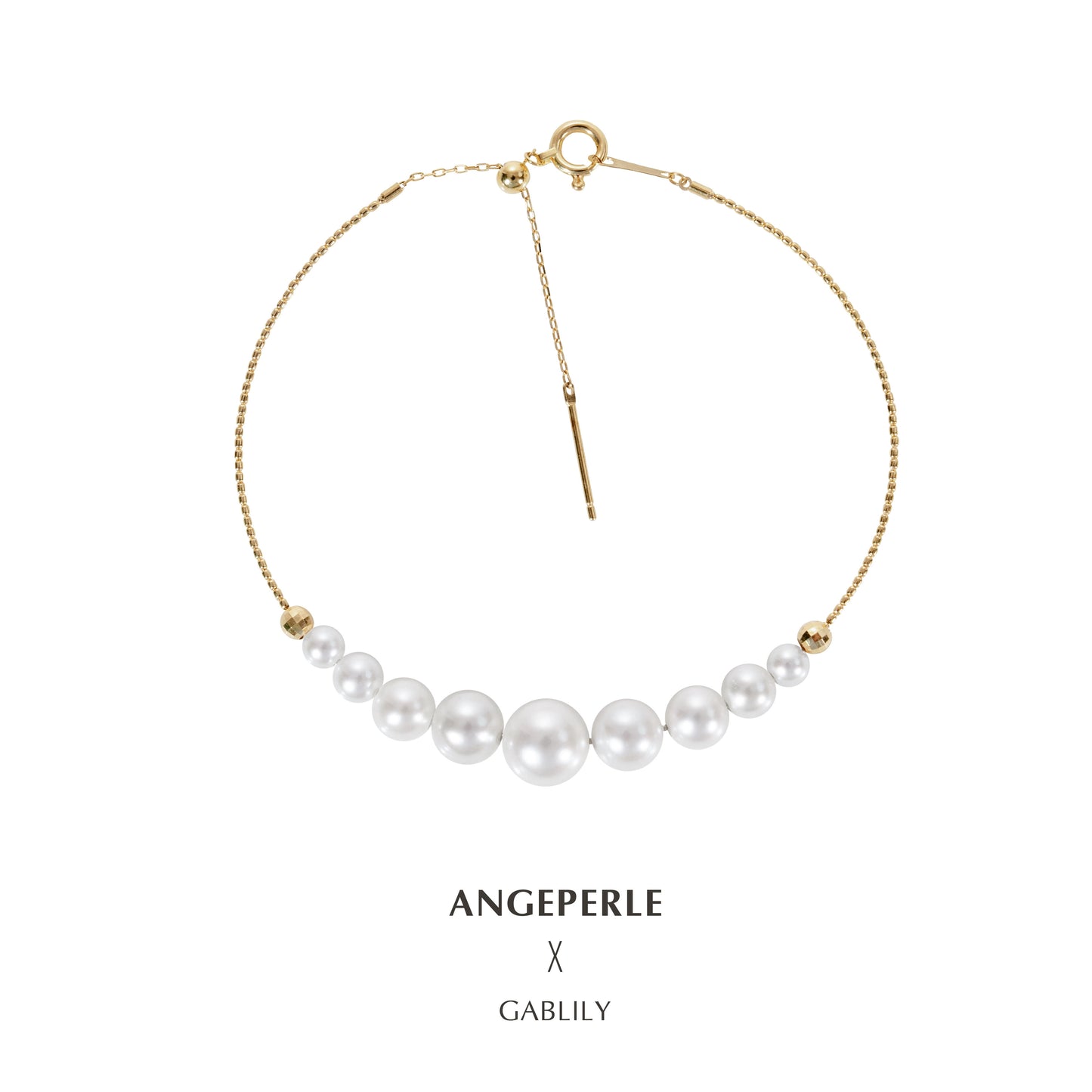 ANGELPERLE Freshwater Pearl Gablily Pearl Bracelet(TSGY124)