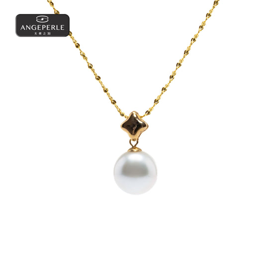 ANGELPERLE Clasp Seawater Pearl Akoya Pendant(TSGY198)