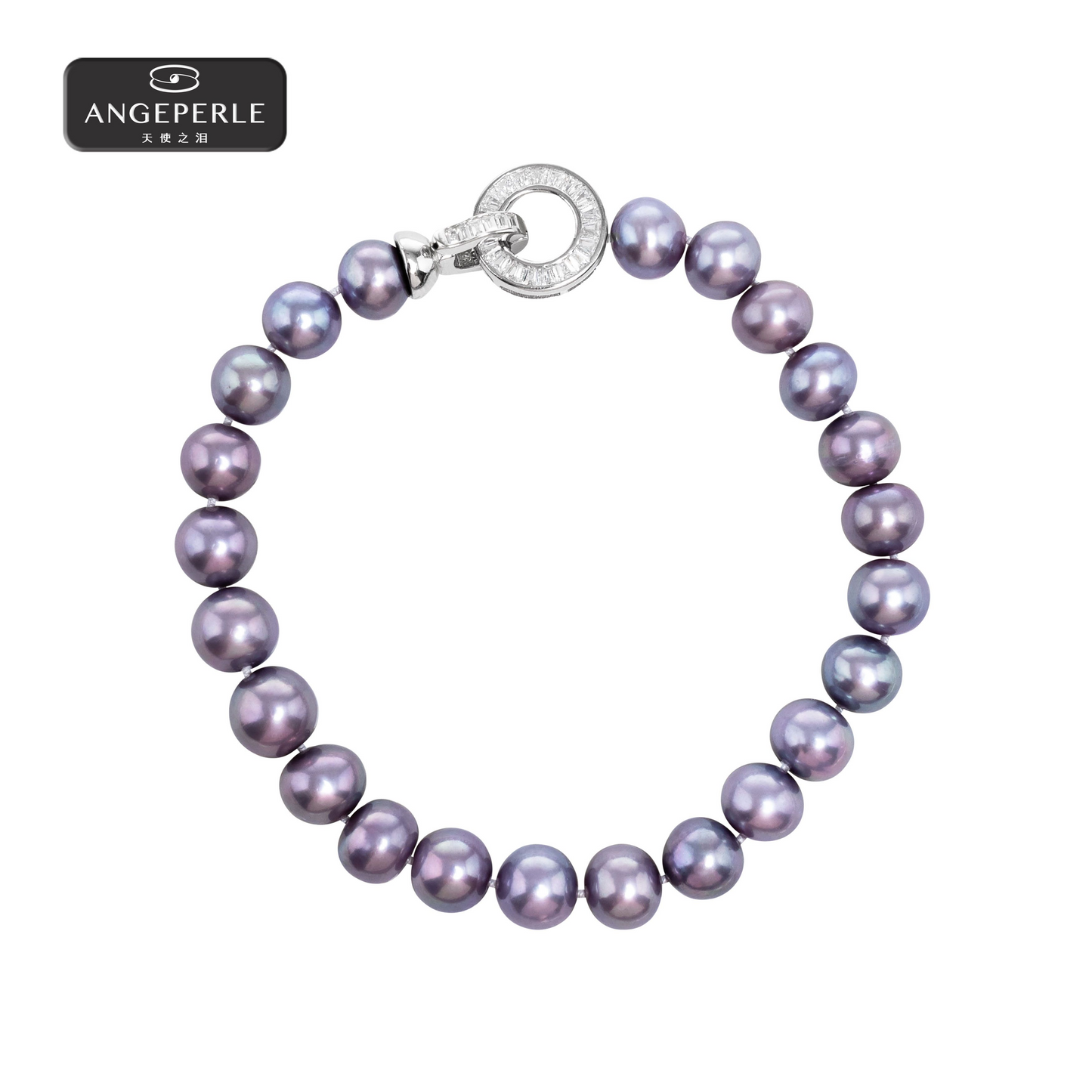 ANGELPERLE S925 Silver Freshwater Pearl Bracelet(TSJ223)