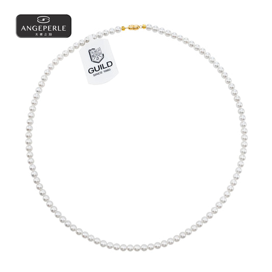 ANGELPERLE Freshwater Pearl Gablily Pearl Necklace(TSJ521)