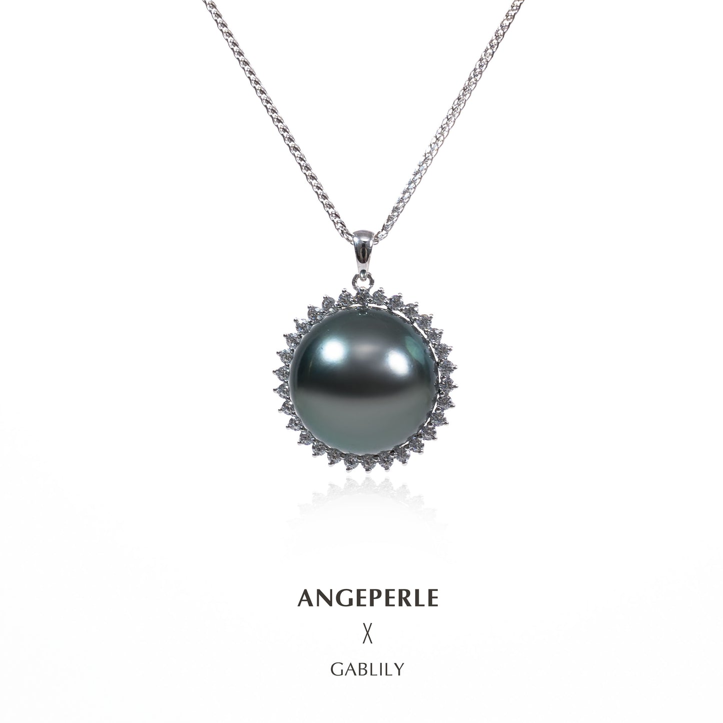 ANGEPERLE Lagong Seawater Pearl Tahitian Pearl Pendant (TSJCY668)