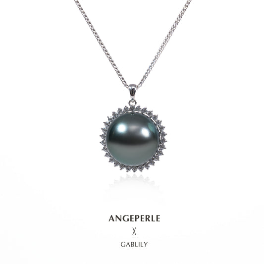 ANGEPERLE Lagong  Seawater Pearl Tahitian Pearl Pendant (TSJCY668)