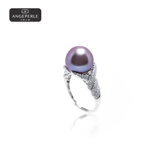 天使之淚 S925銀淡水珍珠愛迪生戒指(TSSLF97)