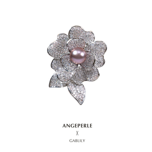 天使之淚 繁華 合金淡水珍珠愛迪生珍珠胸針(TSTL07)