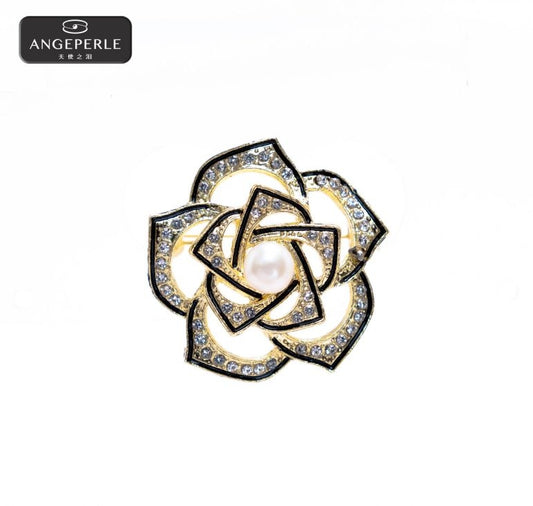 天使之淚 合金淡水珍珠胸針(TSXY075)