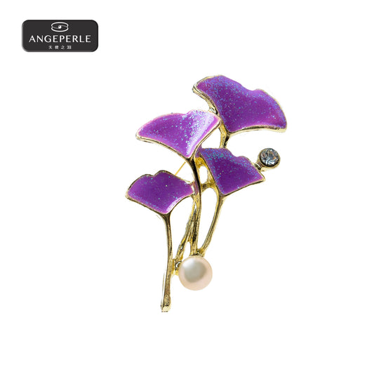 天使之淚 合金淡水珍珠胸針(TSXY082)