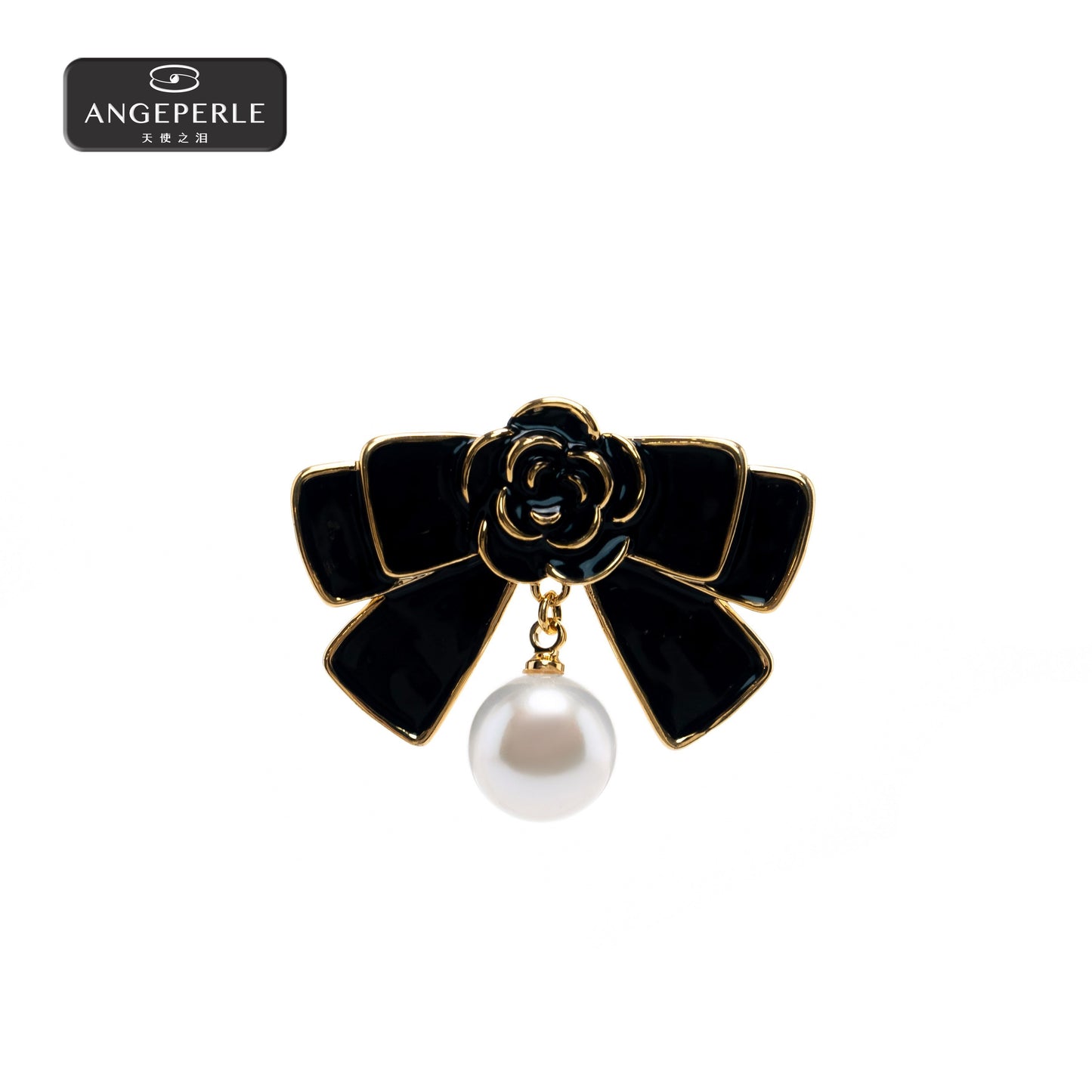 天使之淚 合金淡水珍珠★白麗胸針(TSXY086)