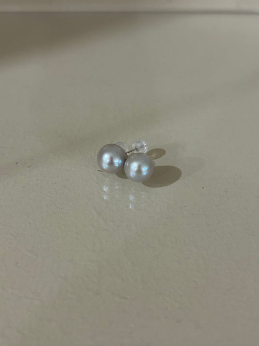 ANGEPERLE Seawater Pearl True Madama Simple Earrings (TSZZN19)