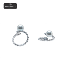 ANGELPERLE S925 Silver Seawater Pearl Madama Ring(TSZZN85)