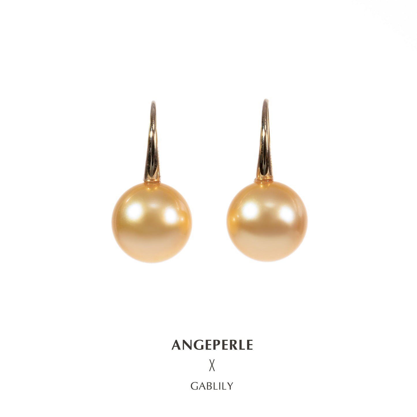 天使の涙 18Kゴールド 海水真珠 南洋ゴールドパール ピアスフックTSJCY535