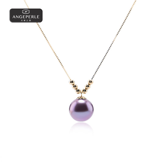 天使之淚 18K金豆豆淡水珍珠愛迪生6+1珍珠吊墜(TSGY258)