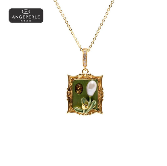 天使之淚 合金淡水珍珠吊墜(TSSL132)