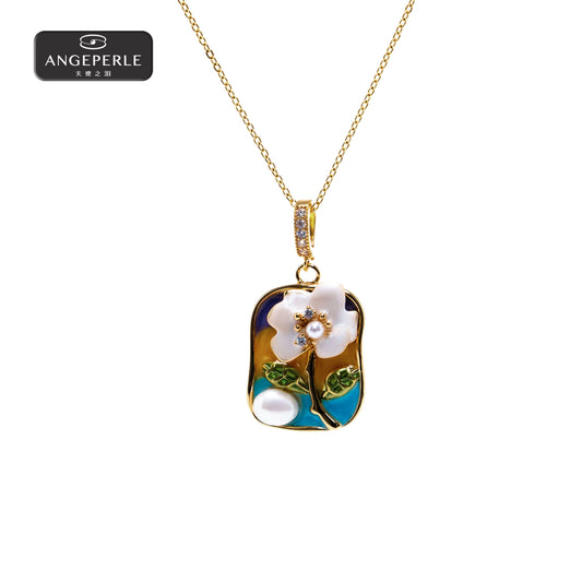 天使之淚 合金淡水珍珠吊墜(TSSL190)