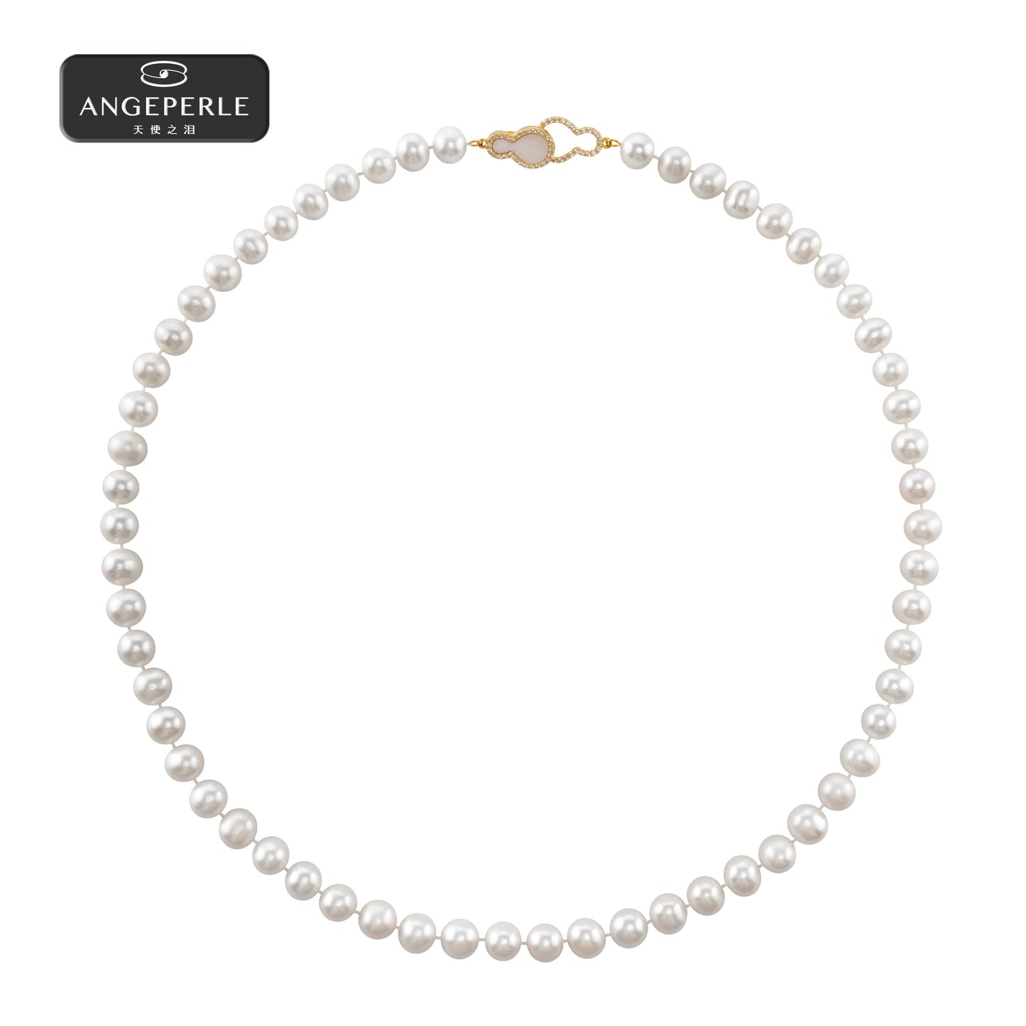 天使之淚 s925銀淡水珍珠項鍊(TSSLF175)