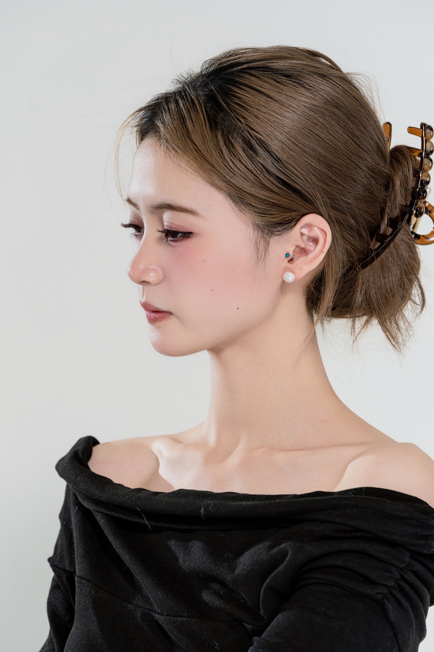 天使之淚 S925銀修補白麗淡水耳環(TSZL821)