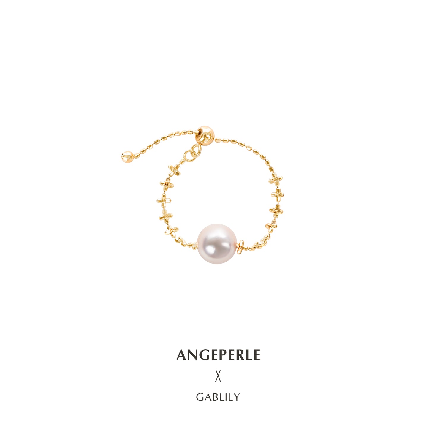 天使の涙 18Kゴールド 海水真珠 アコヤ フェアリー ネックレス リングTSGY075