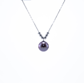 ANGEPERLE S925 silver freshwater pearl Edison 6+1 pendant 10-11mm（TSJ337）