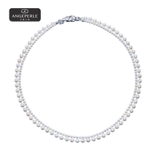 天使の涙、翡翠の枝、ムーンストーン、S925スターリングシルバー淡水真珠ネックレス、ホワイトパール付き、ベビーチェーンに最適TSSLF296