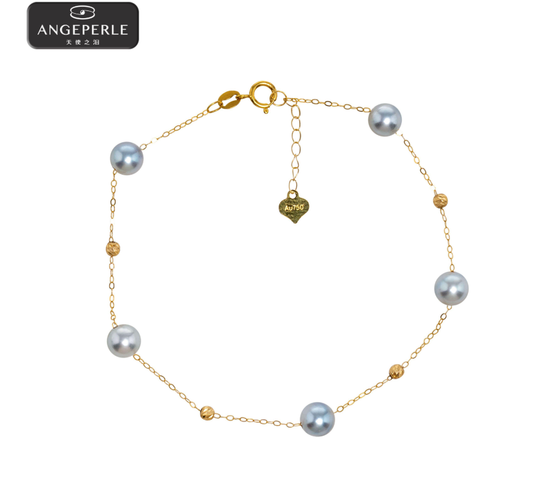 ANGEPERLE Akoya Pearl Bracelet 5-6mm TSGY169