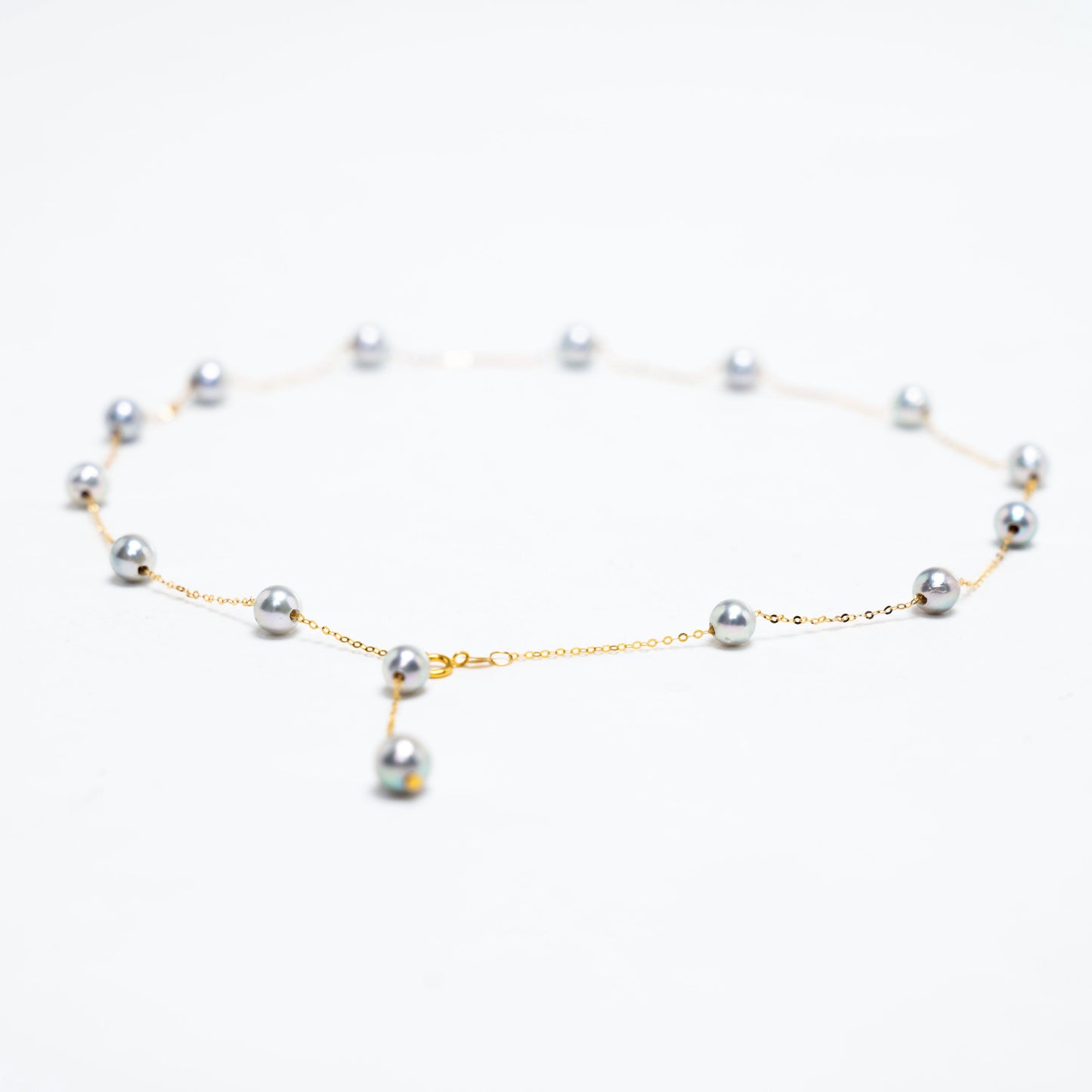 ANGELPERLE Seawater Pearl Madama Starry Necklace(TSJ025)