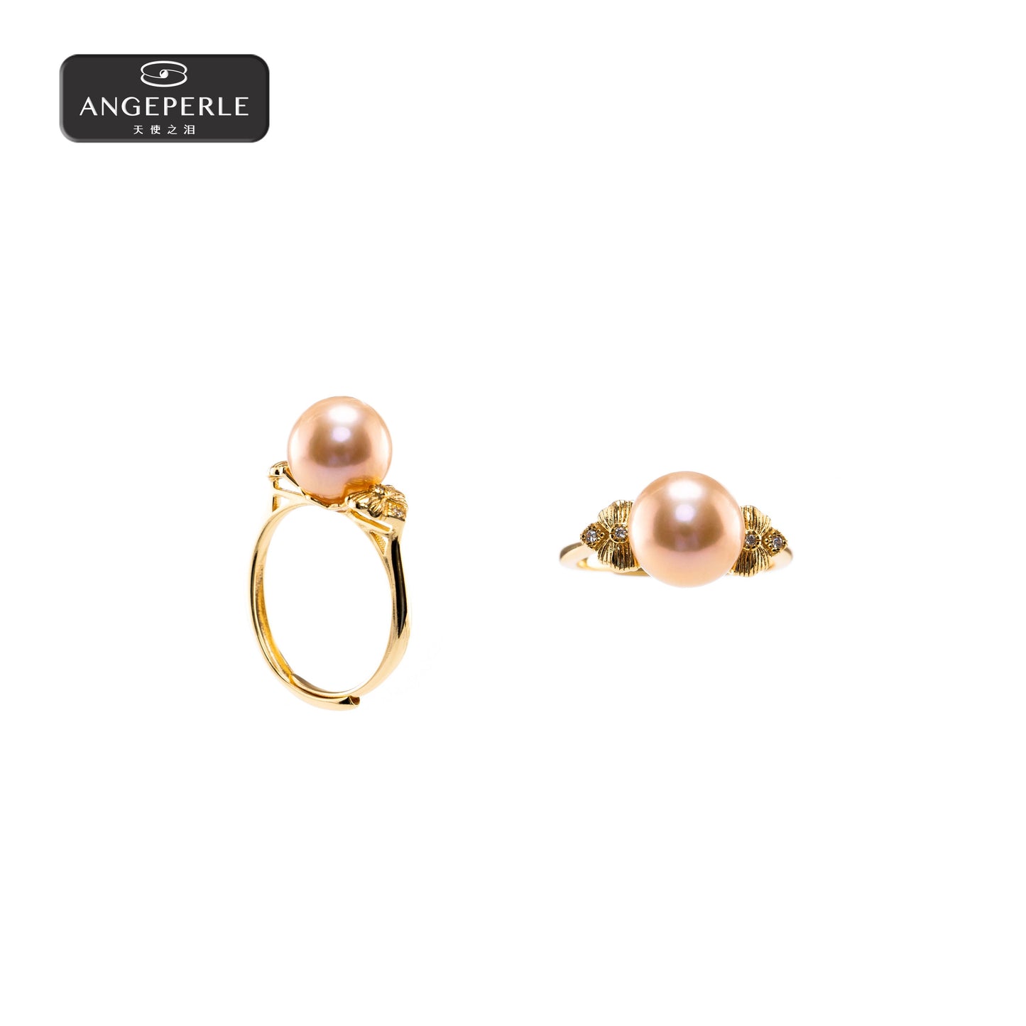 ANGELPERLE S925 Silver Freshwater Pearl Edison Ring (TSRY043)
