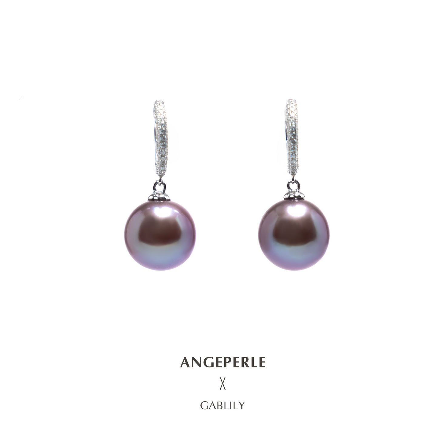 ANGELPERLE S925 Silver Freshwater Pearl Edison Stud Earrings(TSSLF56)