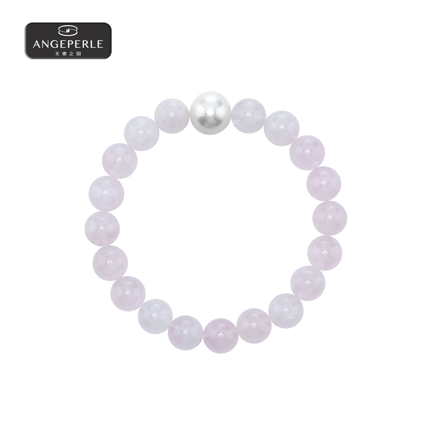 ANGELPERLE Freshwater Pearl Gablily Crystal Pearl Bracelet (TSYH13)