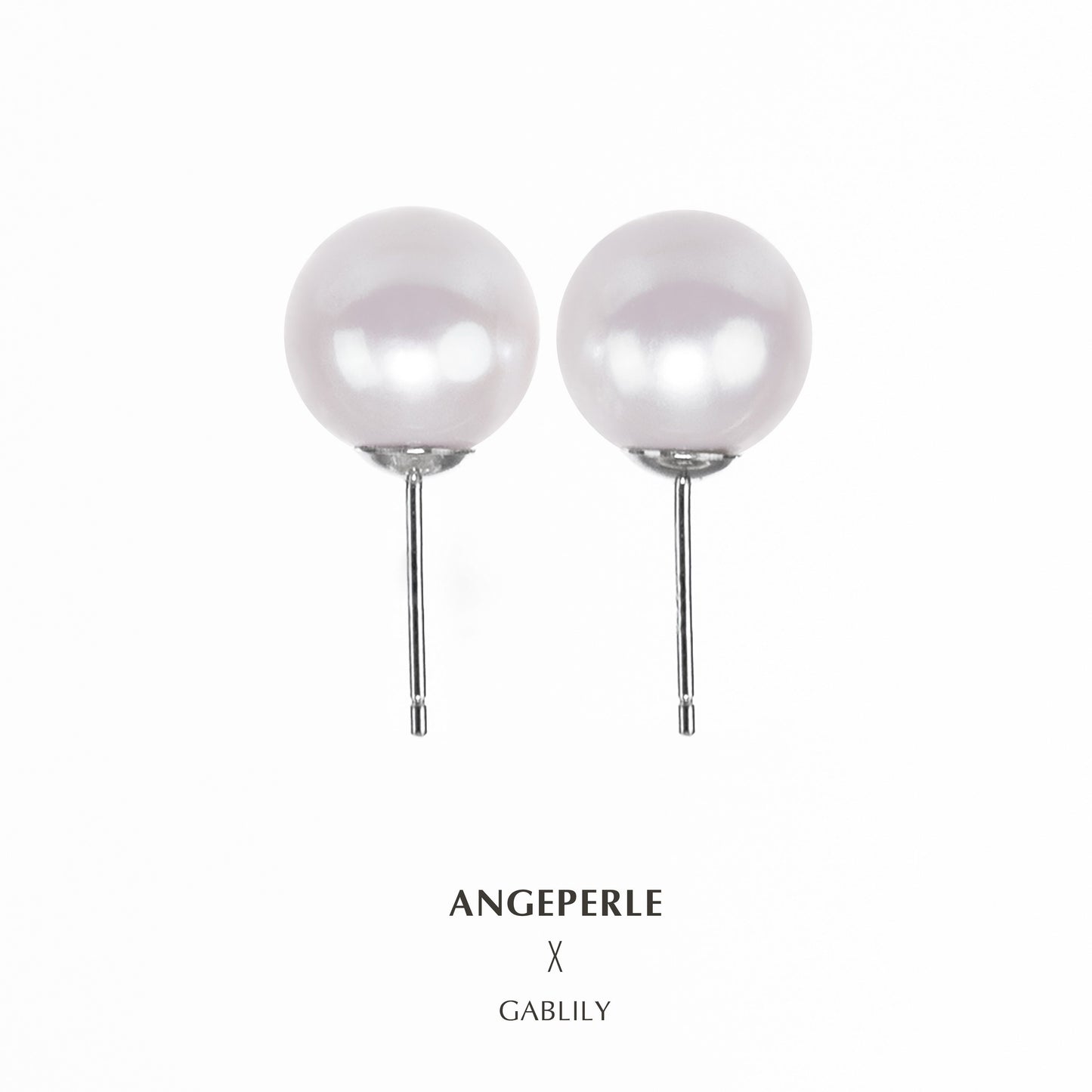 ANGEPERLE S925 Silver Gablily Freshwater Earrings(TSZL821)