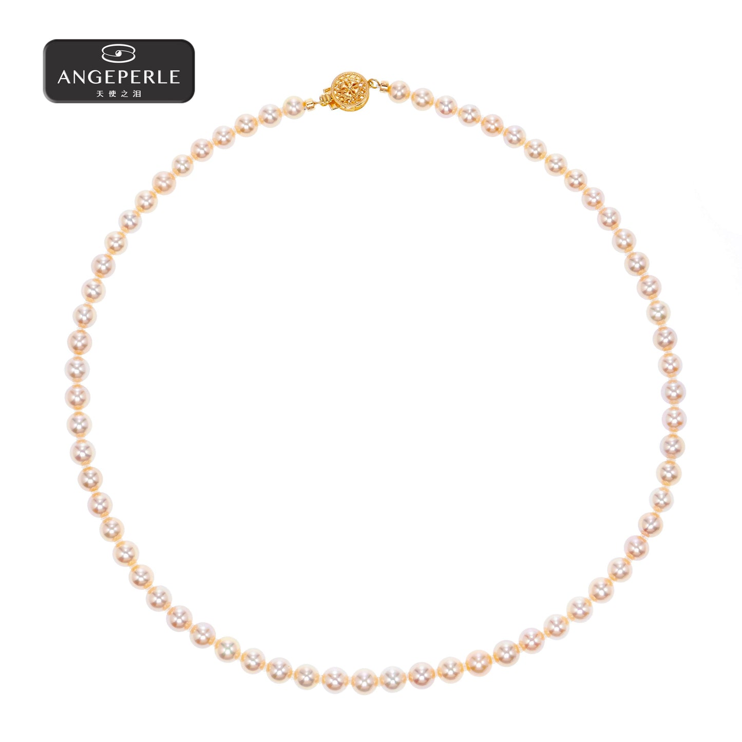 天使之淚 S925銀淡水珍珠中國紅小米珠項鍊 5-6mm TSSL239